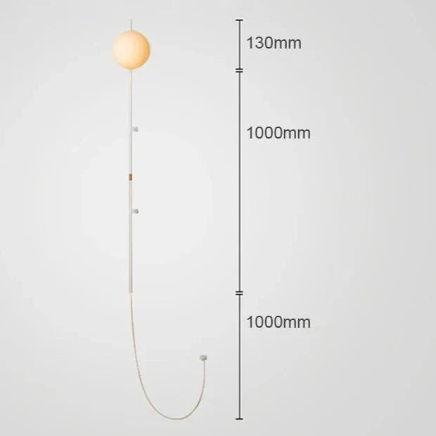 Scandinavian Wall Lamp Wall Sconce with Plug-in Connection | Sansoti
