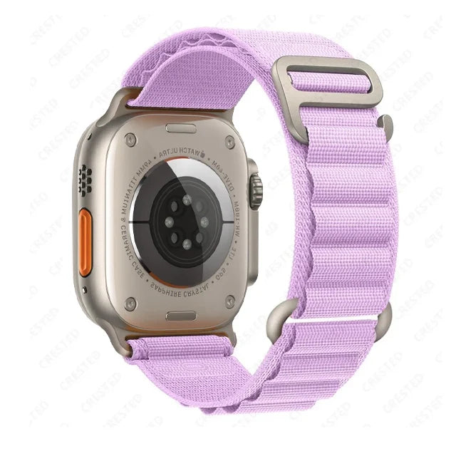Bracelet de montre en nylon Alpine Loop sportif et réglable, pour smartwatch, activités de plein air et utilisation quotidienne | Sansoti