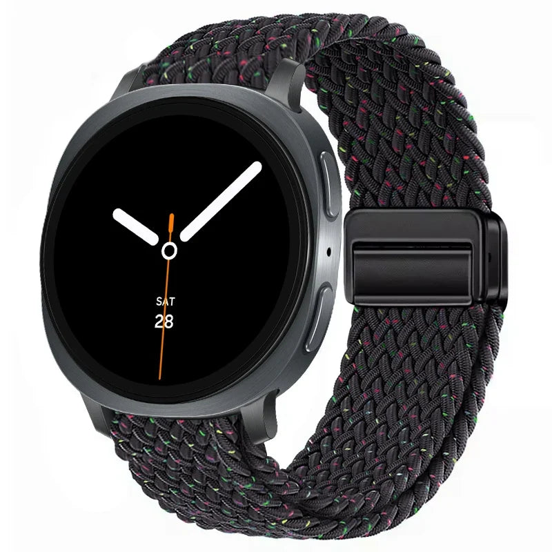 Braided Nylon Smartwatch Band Breathable Adjustable with Metal Closure for Galaxy Watch Wristband | Sansoti