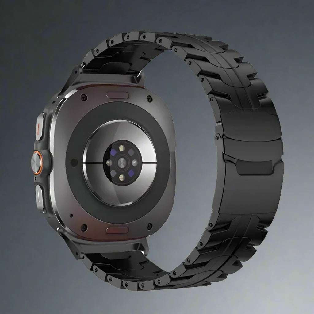 Bracelet de montre en titane pour smartwatch 47 mm, ventilé et réglable, avec fermeture rapide, premium et sportif | Sansoti