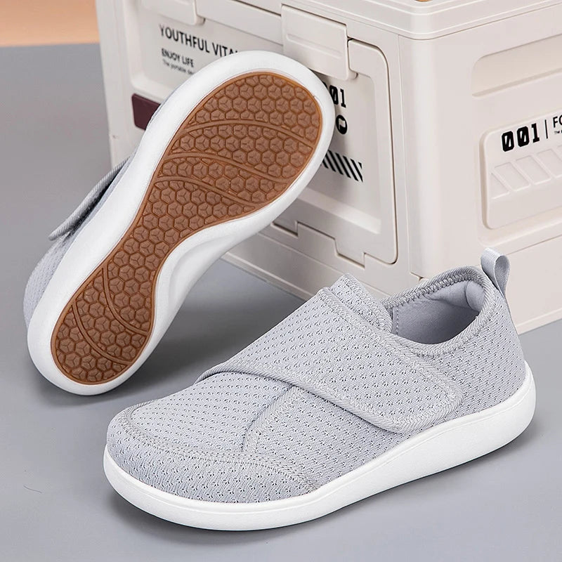 Verstelbare Orthopedische Schoenen Brede Pasvorm Extra Ruim Comfortabel voor Ouderen Unisex Diabetesschoenen | Sansoti