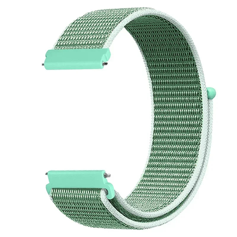 Regulowany nylonowy pasek sportowy do smartwatcha 20mm 22mm, oddychający, lekki pasek do zegarka sportowego i fitnessu | Sansoti