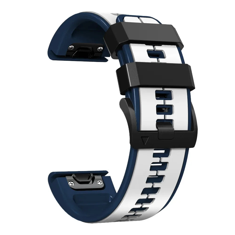 Silicone Watch Band with Quick Release 22mm 26mm Smartwatch Wristband Sports Band Comfortable Water-Resistant | Sansoti