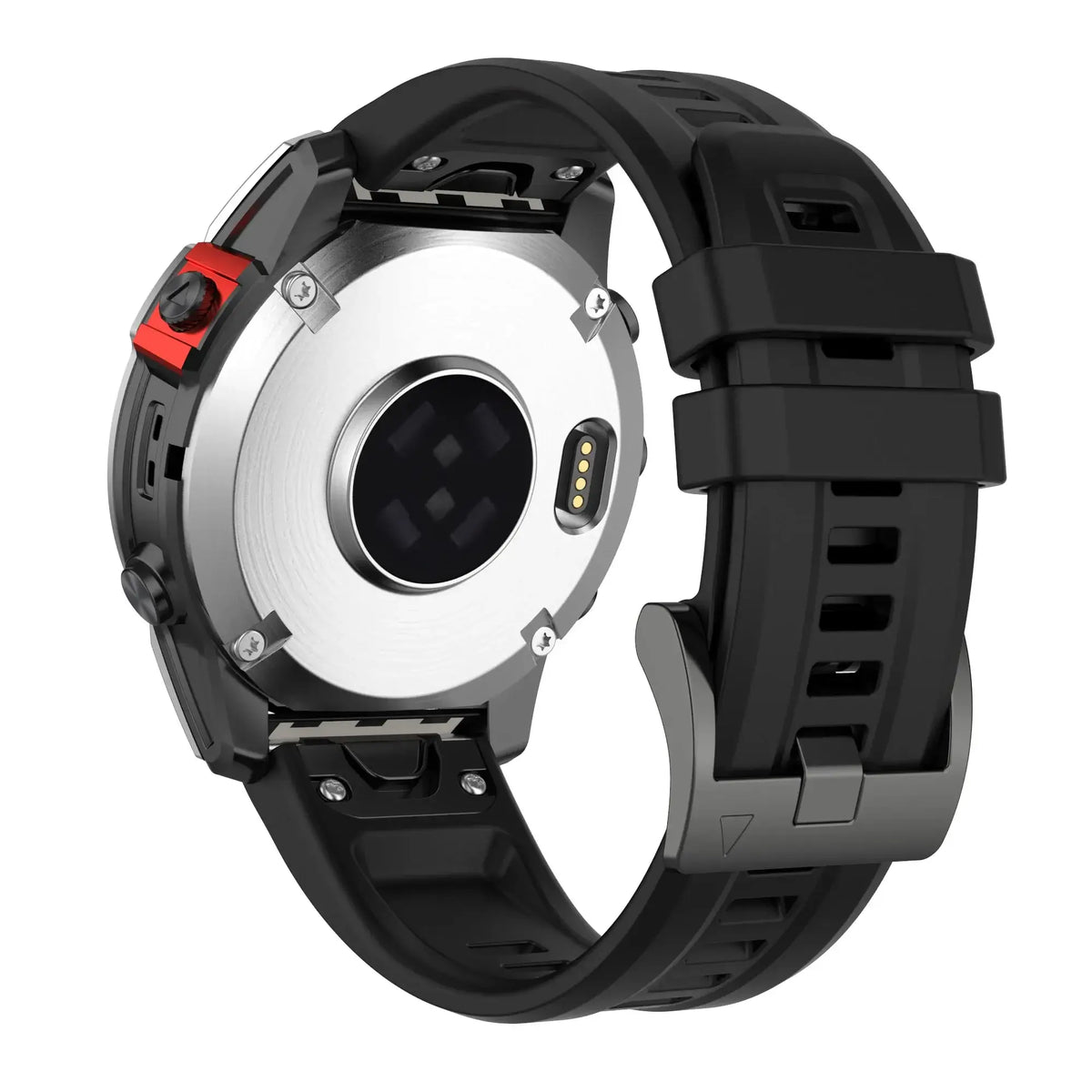 Silicone Smartwatch Band 20mm 22mm 26mm Adjustable Sports Watch Wristband Replacement Strap Comfortable | Sansoti