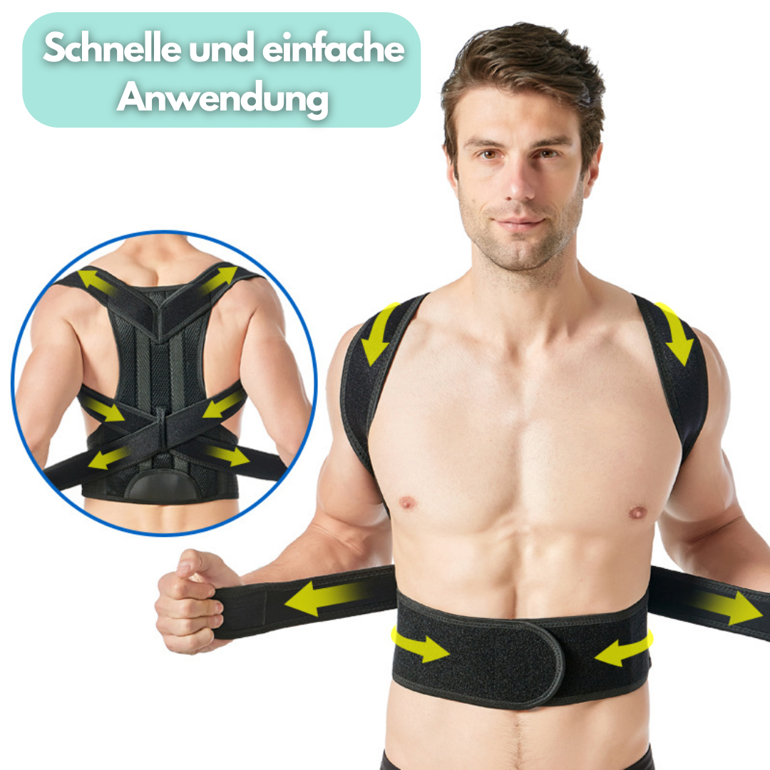 Ergonomic Posture Corrector for Shoulders and Back - Adjustable and Breathable - Unisex Posture Brace | Sansoti