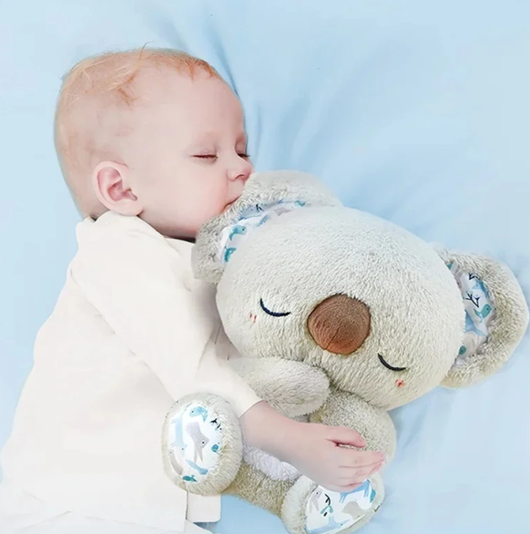 Koala Breathing Toy with Night Light and Sleep Guidance for Calm and Relaxation | Sansoti