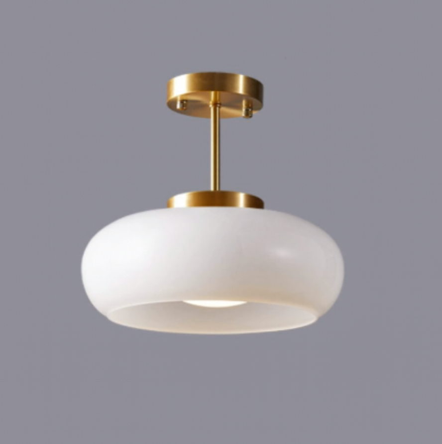 Plafondlamp Glas Vintage Rond 28cm LED 12W Modern Minimalistisch | Sansoti