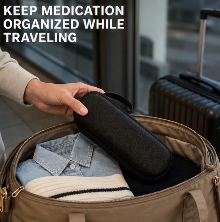 Medicijn Koeltas met Gelpack 20x7,5cm Reizen Temperatuurbewaring Medicatie Transport Isolatie Compact | Sansoti