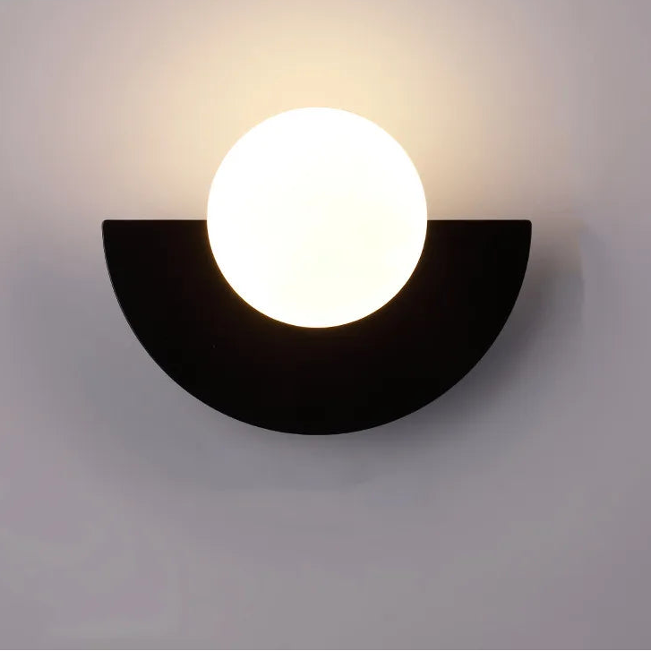 Moderne LED-Wandleuchte mit Geometrischem Design für Wohnzimmer & Schlafzimmer | Sansoti