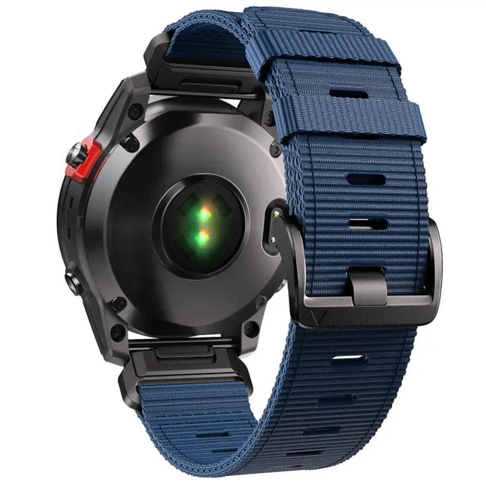 Tactical Nylon Watchband QuickFit 22mm 26mm Smartwatch Replacement Sports Outdoor Wristband Breathable Comfortable | Sansoti