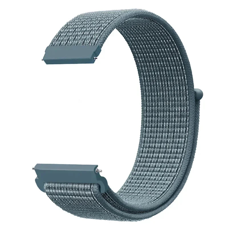 Regulowany nylonowy pasek sportowy do smartwatcha 20mm 22mm, oddychający, lekki pasek do zegarka sportowego i fitnessu | Sansoti