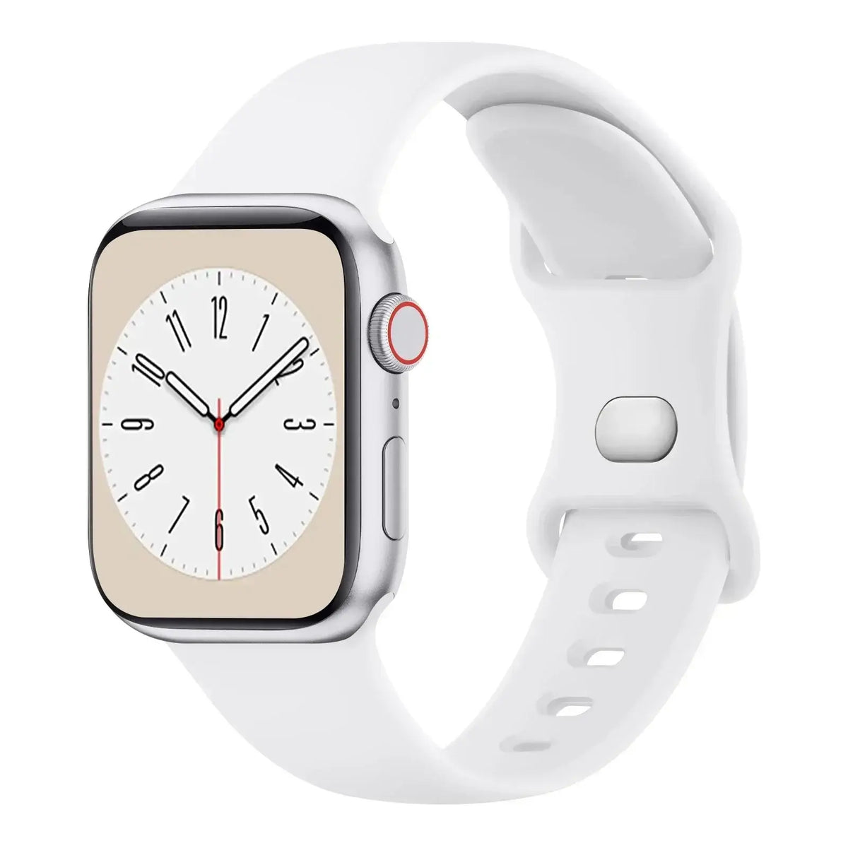 Siliconen Smartwatch Bandje – Ademend Flexibel Horlogeband Verstelbaar Comfortabel – Voor Alle Pols Maten | Sansoti