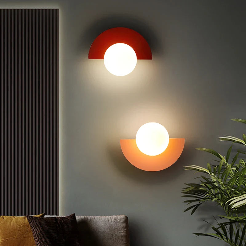 Moderne LED-Wandleuchte mit Geometrischem Design für Wohnzimmer & Schlafzimmer | Sansoti