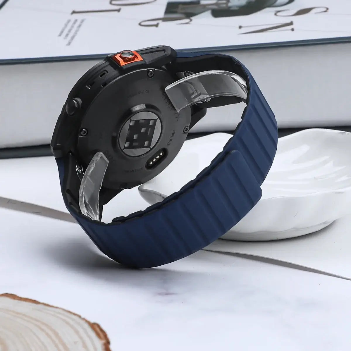 Siliconen Smartwatch Bandje met Magnetische Sluiting - Verwisselbare Horlogeband 22mm 26mm Sporthorloge | Sansoti