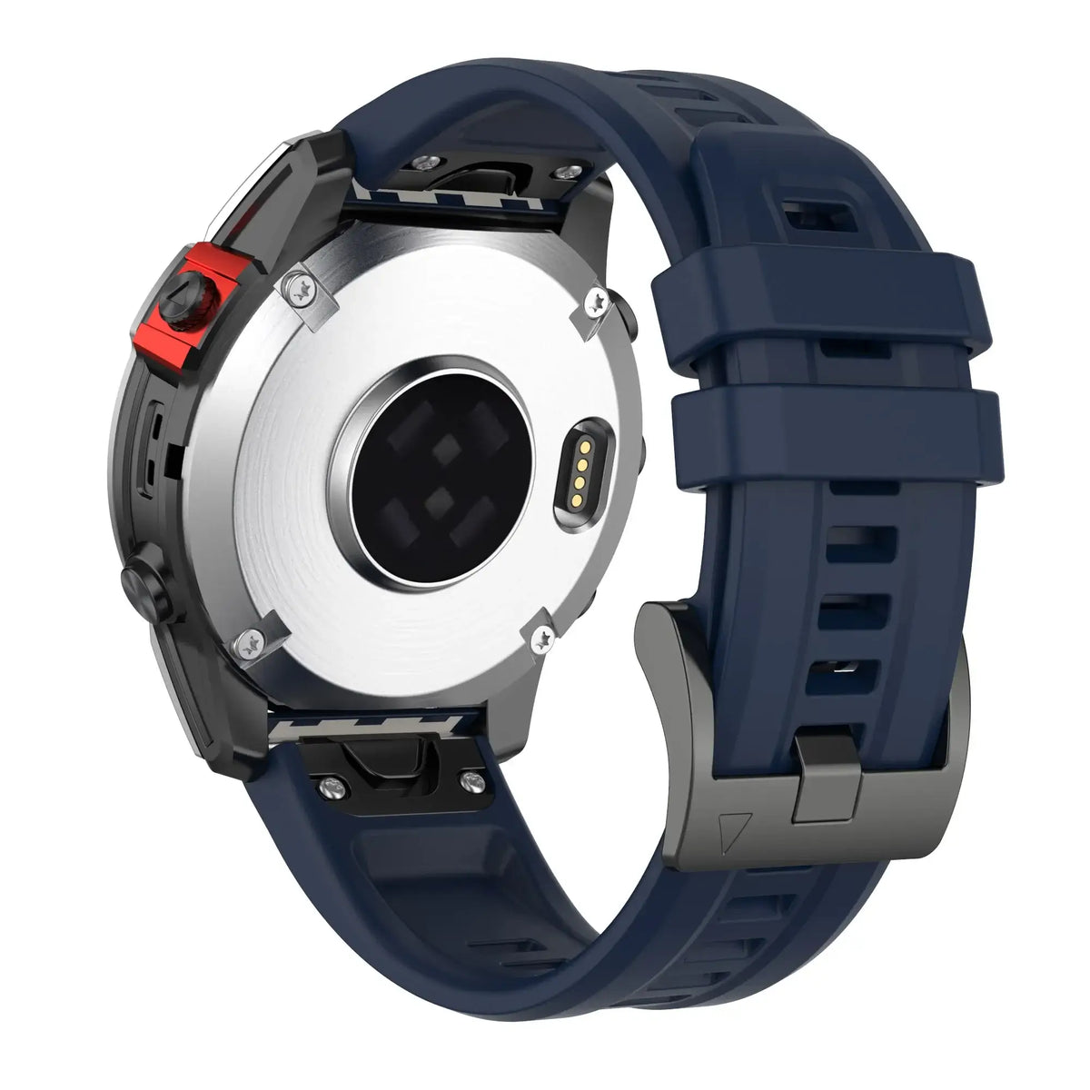 Silicone Smartwatch Band 20mm 22mm 26mm Adjustable Sports Watch Wristband Replacement Strap Comfortable | Sansoti