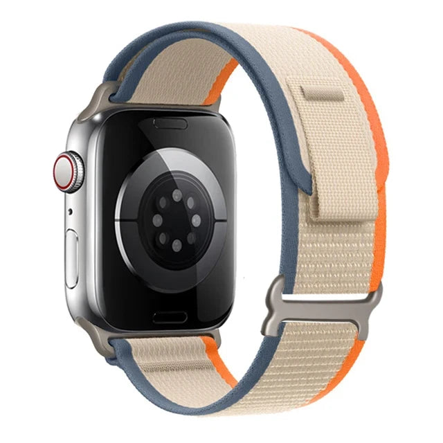 Nylon Smartwatch Trail Loop Strap - Adjustable Sport Strap with Durable Buckle - Multicolored Active Wristband | Sansoti