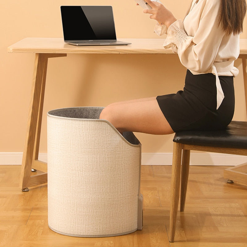 Electric Leg Warmer Desk Foot Warmer with Digital Display Adjustable Temperature Home Office | Sansoti