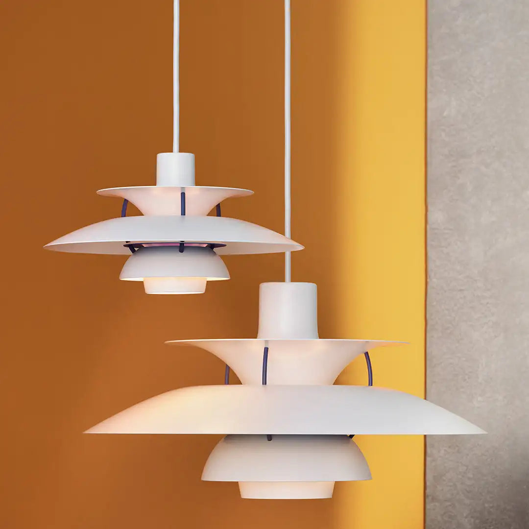 Bunte Hängeleuchte – Modernes Design mit mehreren Farben und Größen – Skandinavisch inspirierte Beleuchtung für Wohnzimmer, Esszimmer, Eingangsbereich | Sansoti