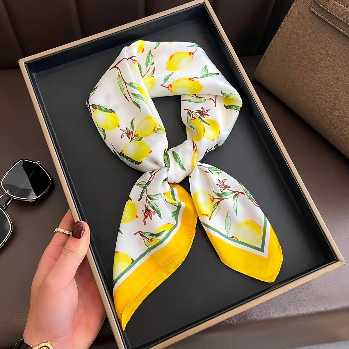 Vierkante Sjaal 70x70 cm Polyester Multifunctioneel Haarband Nekdoek Dames Vier Seizoenen Decoratief | Sansoti