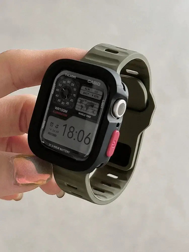 Flexible Comfortable Silicone Smartwatch Band with Quick Release Sports Band 38-49mm Universal Replacement | Sansoti