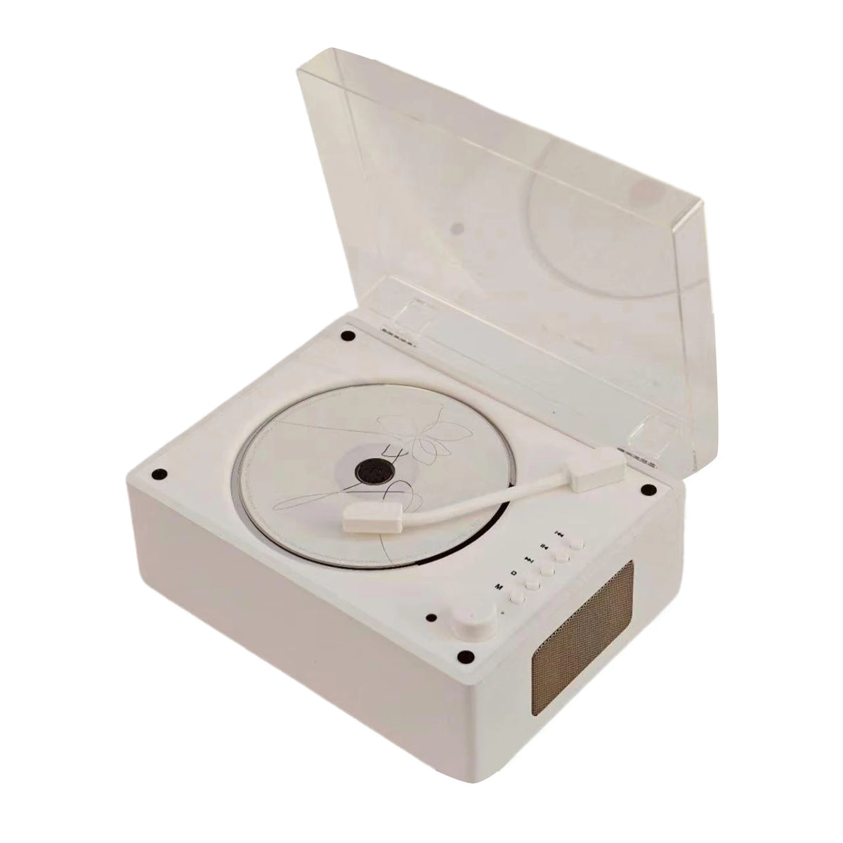 Retro CD player Bluetooth 5.1 portable wood USB AUX living room bedroom music player rechargeable remote control vintage | Sansoti