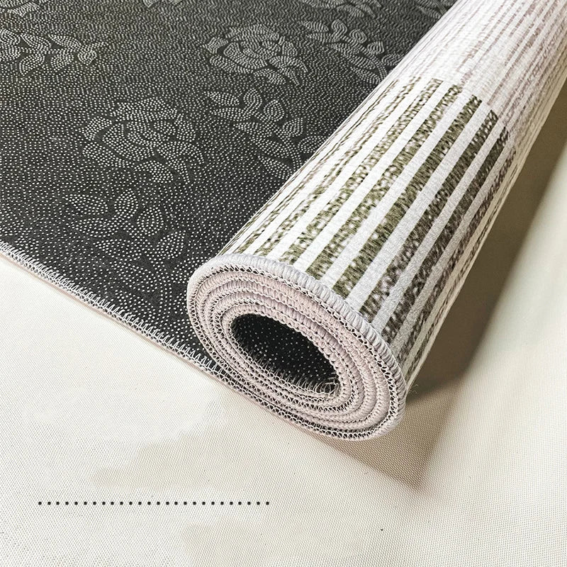 Hallway runner with Geometric Moroccan Pattern - Non-Slip Washable Runner for Hallway Entrance Corridor Living Room | Sansoti
