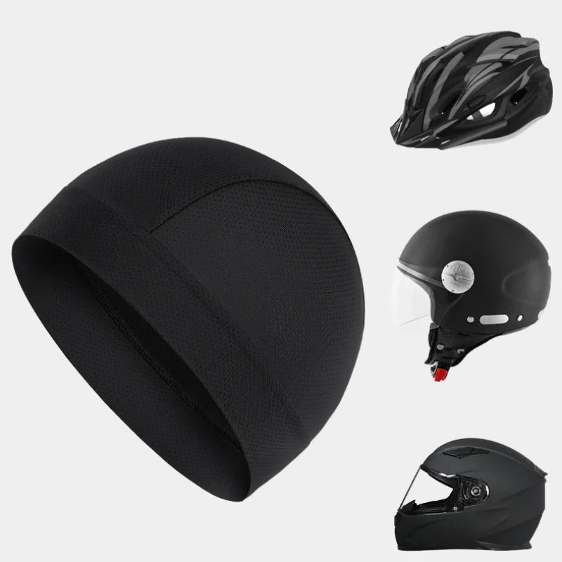 Mesh Schedelmuts Ademend Unisex Zomermuts Onder Helm Fietsondermuts Vochtafvoerend Sneldrogend Sportmuts | Sansoti