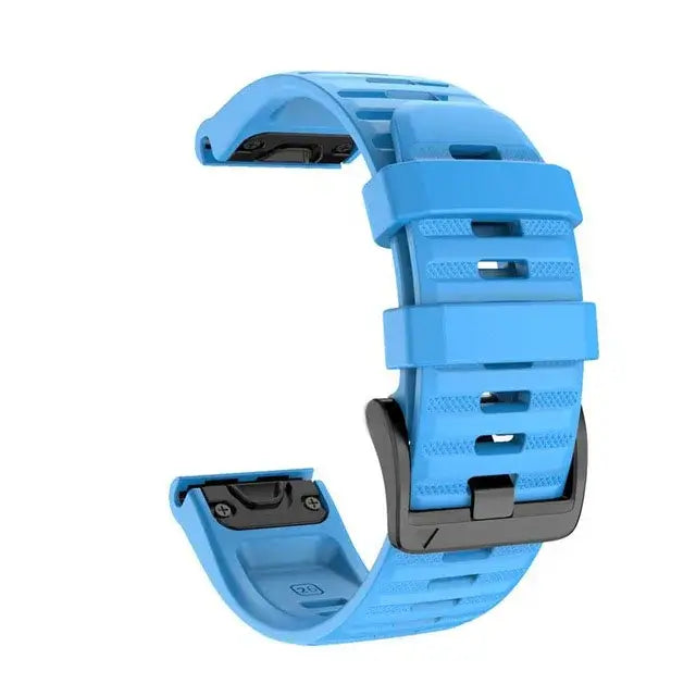 Silicone Watchband QuickFit System Breathable Adjustable 22mm 26mm Sports Watch Smartwatch Wristband | Sansoti