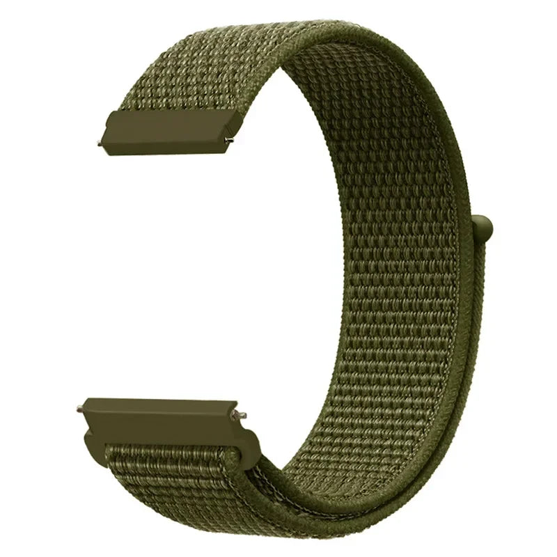 Regulowany nylonowy pasek sportowy do smartwatcha 20mm 22mm, oddychający, lekki pasek do zegarka sportowego i fitnessu | Sansoti