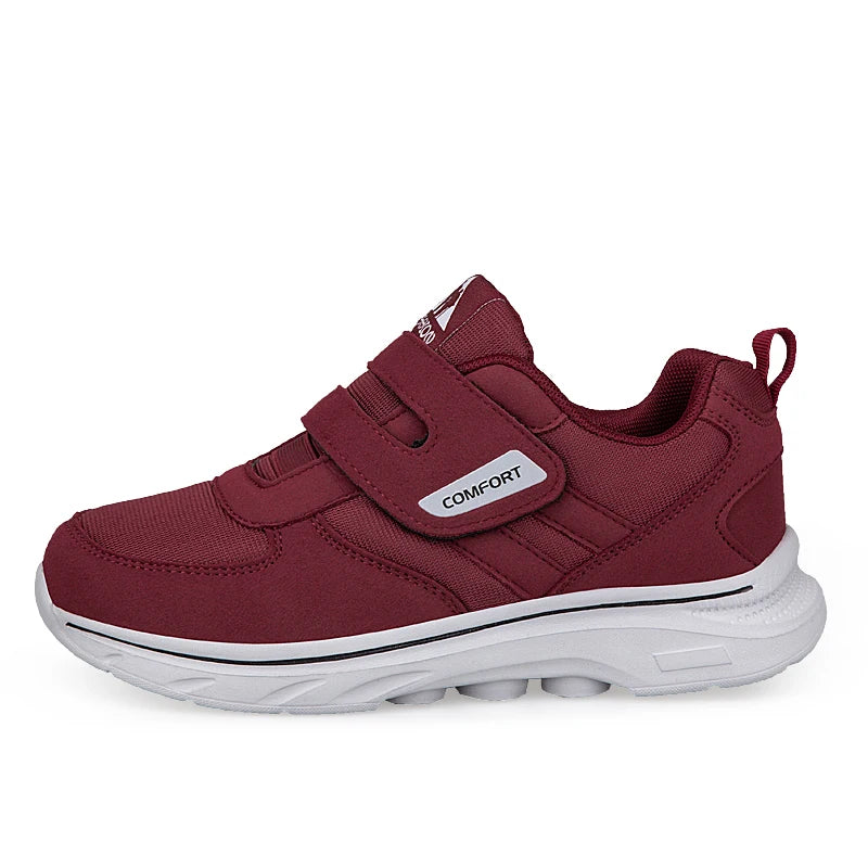 Verstellbare Herren-Wanderschuhe Extra Breit mit weicher Sohle, leichtem Mesh und Komfort für Senioren | Sansoti