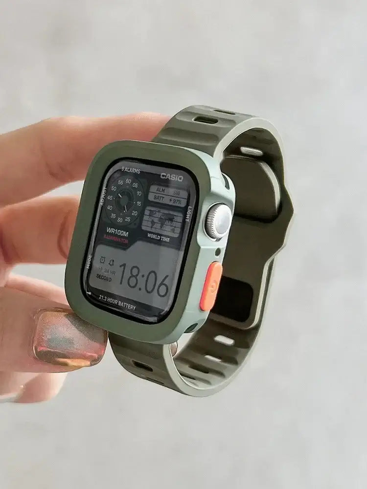 Flexible Comfortable Silicone Smartwatch Band with Quick Release Sports Band 38-49mm Universal Replacement | Sansoti