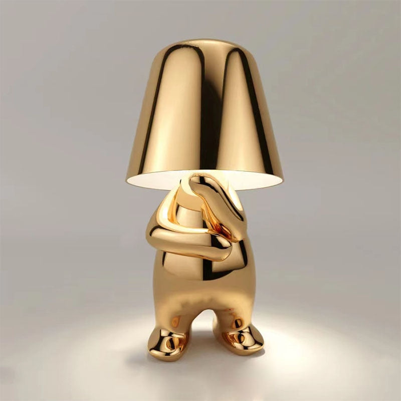 Tischlampe LED Wiederaufladbar Dimmbar Harz Aluminium 3W USB Stimmungslicht Wohnzimmer Schlafzimmer Modern | Sansoti