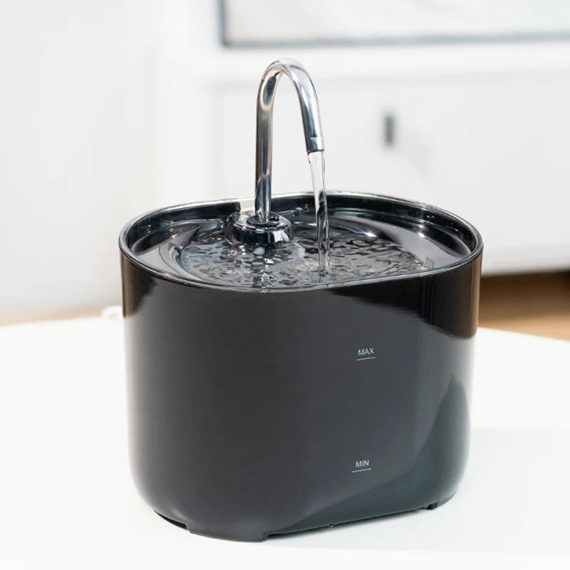 Huisdier Drinkfontein Automatisch met Filter & Stille Pomp voor Kat & Hond 2,2L Dispenser Waterbak Waterautomaat | Sansoti