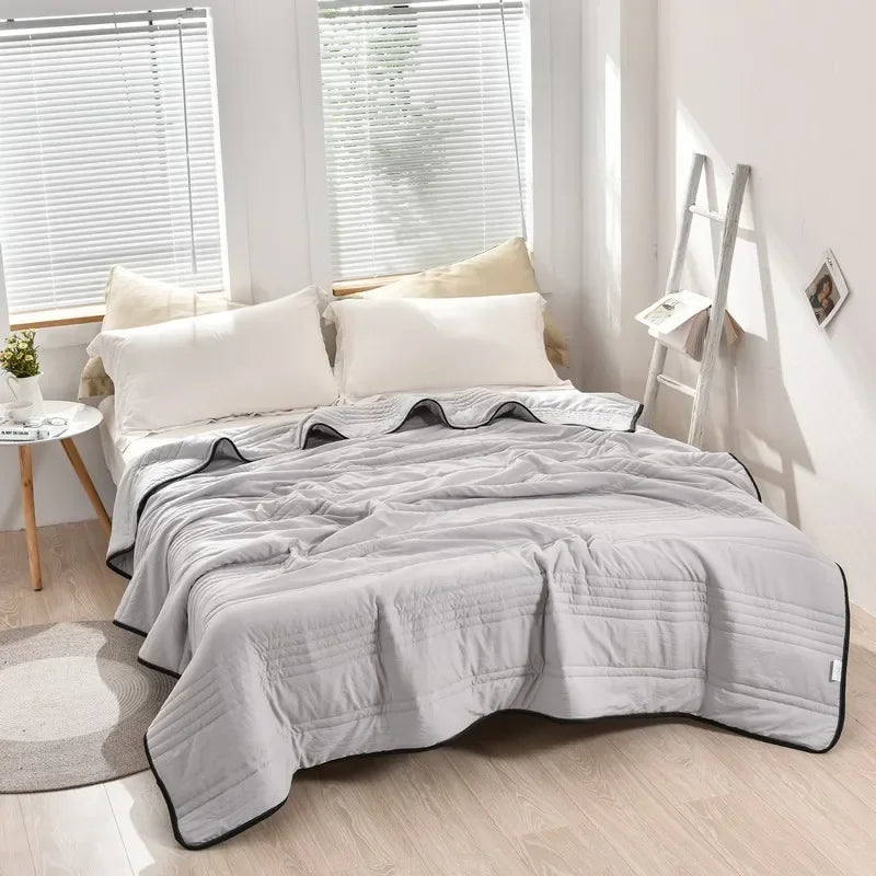 Zomerdeken Gekoeld Effect Polyester 100-200 cm Ademend Lichtgewicht Dun voor Warme Nachten Slaapkamer | Sansoti