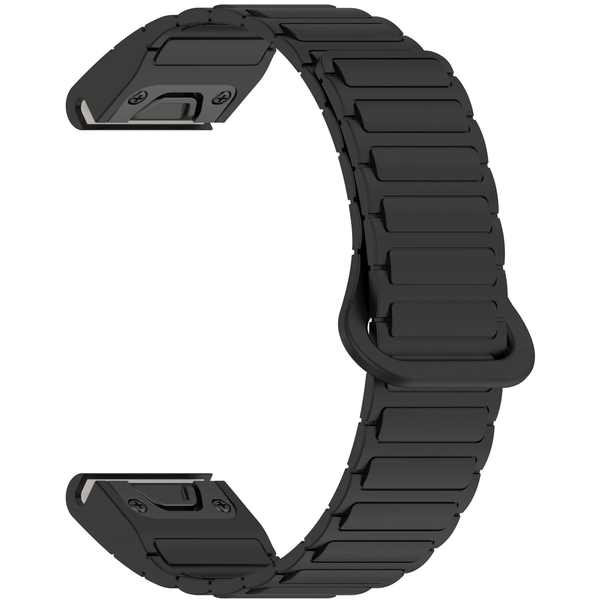 Magnetische Siliconen Smartwatch Band 20mm 22mm 26mm Verstelbaar Sportarmband Waterdicht Comfortabel Horloge | Sansoti