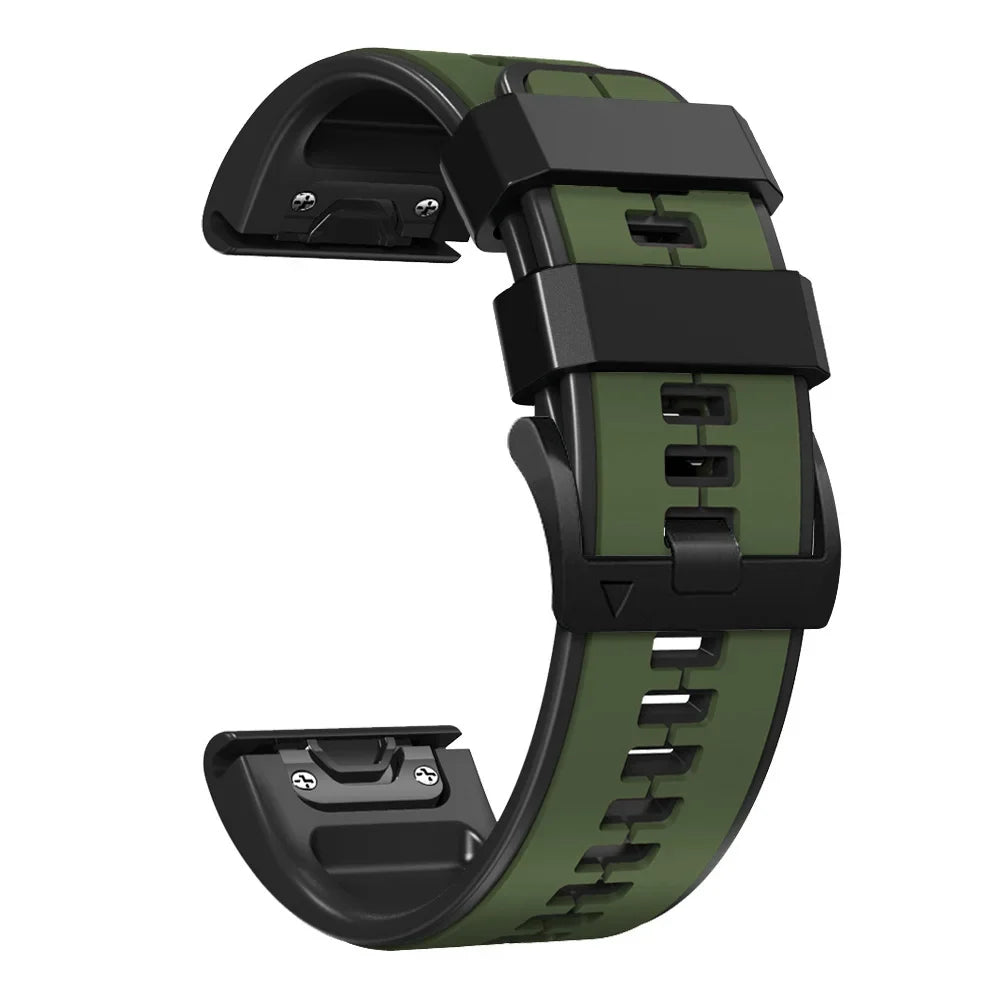 Silicone Watch Band with Quick Release 22mm 26mm Smartwatch Wristband Sports Band Comfortable Water-Resistant | Sansoti