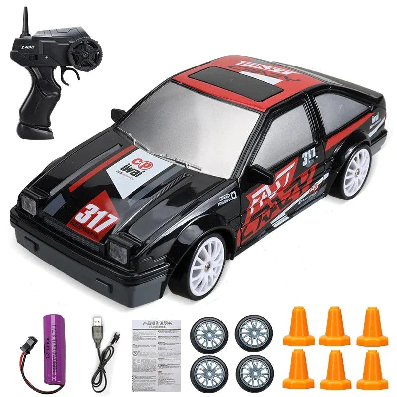 Minidrifter Spielzeugauto RC-Auto Drift Racer 2,4 GHz Fernbedienung Geschwindigkeit Indoor Outdoor Kinder Jungen Mädchen Geschenk ferngesteuertes Auto elektrisches Fahrzeug | Sansoti