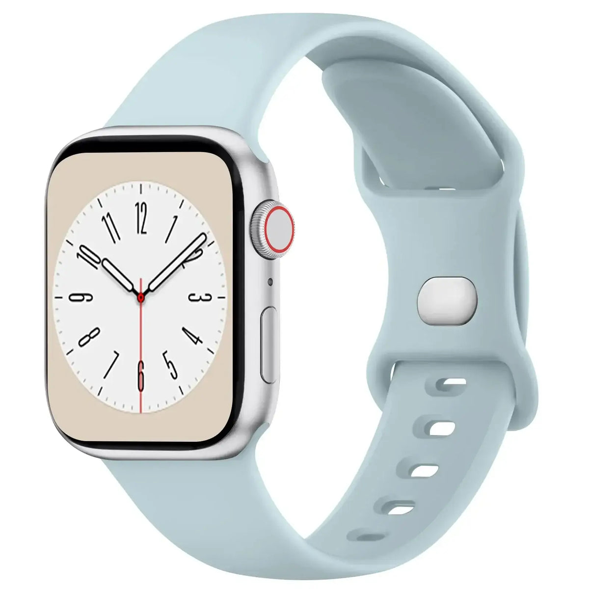 Siliconen Smartwatch Bandje – Ademend Flexibel Horlogeband Verstelbaar Comfortabel – Voor Alle Pols Maten | Sansoti
