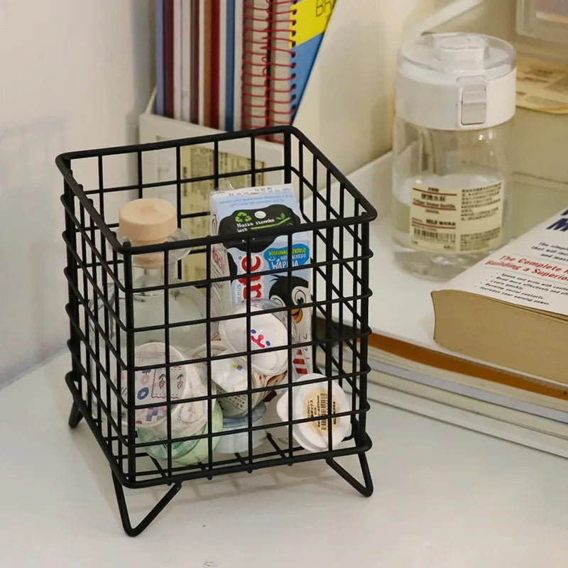 Étagère de rangement en métal avec pieds surélevés – organisation élégante de bureau | Sansoti