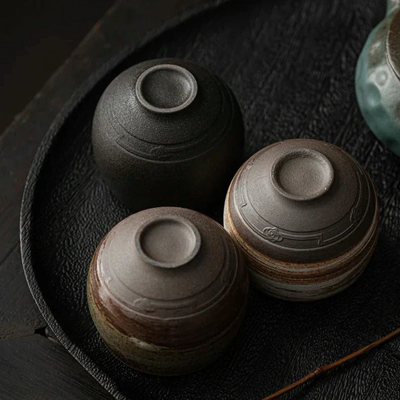 Handmade espresso cups of artisanal ceramic for espresso and coffee ritual | Sansoti