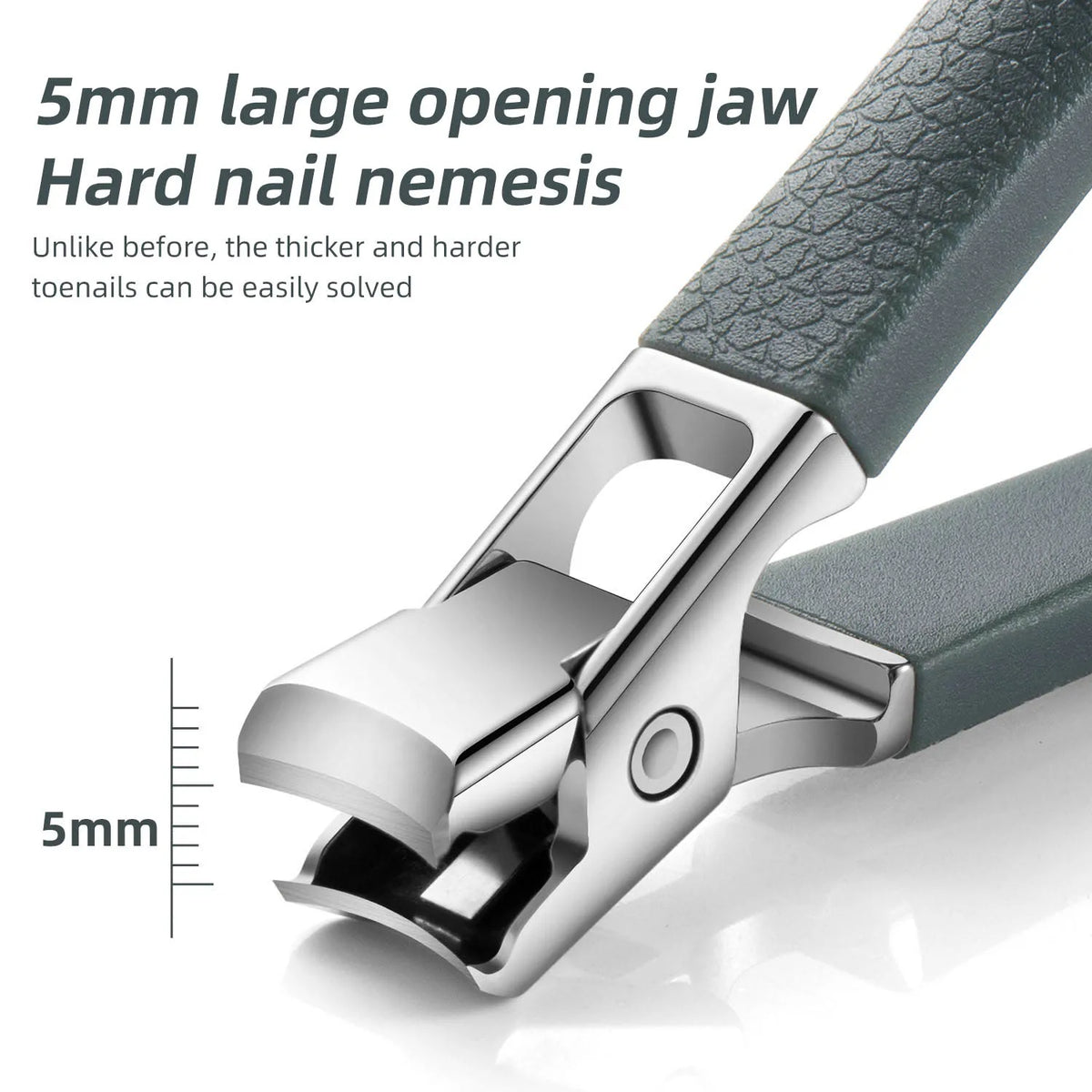 Nail Clipper for Thick Nails XL Beak Stainless Steel Hand and Foot Care Ergonomic Non-Slip Grip Pedicure | Sansoti
