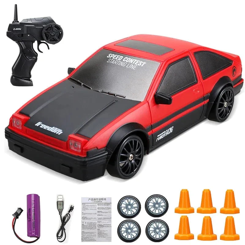 Minidrifter Toy Car RC Car Drift Racer 2.4GHz Remote Control Speed Indoor Outdoor Kids Boys Girls Gift Radio-Controlled Car Electric Vehicle | Sansoti