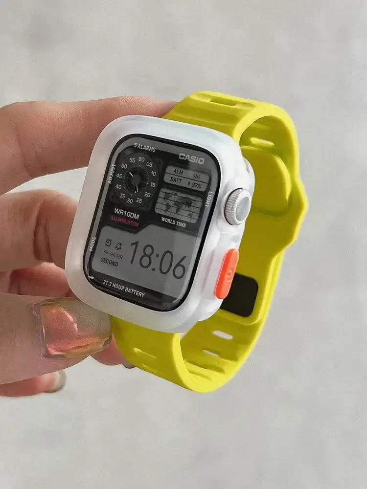Flexible Comfortable Silicone Smartwatch Band with Quick Release Sports Band 38-49mm Universal Replacement | Sansoti
