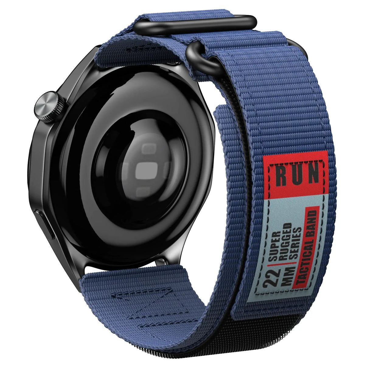 Nylon Smartwatch Strap with Hook-and-Loop Fastener Adjustable 20mm 22mm Sporty Breathable Wristband for Running Fitness | Sansoti