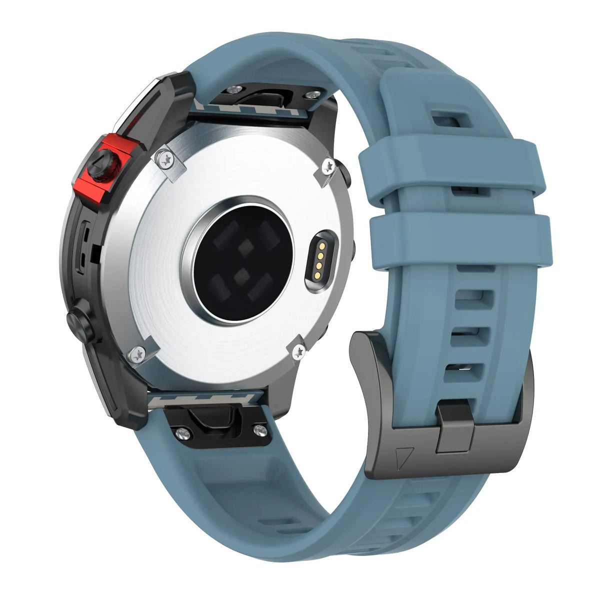 Silicone Smartwatch Band 20mm 22mm 26mm Adjustable Sports Watch Wristband Replacement Strap Comfortable | Sansoti
