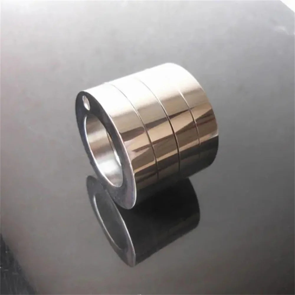 Stainless Steel Self-Defense Ring – Rotatable & Foldable Design for Emergencies | Sansoti
