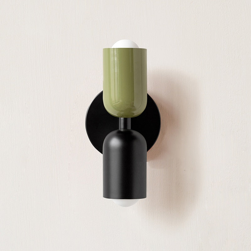 Metal Wall Lamp with Dual Light Beam – Scandinavian Design Lighting for Modern Interiors | Sansoti