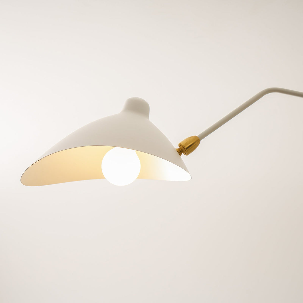Adjustable Multi-Arm Spider Ceiling Lamp Industrial Design Brass Details Black White Scandinavian Modern | Sansoti