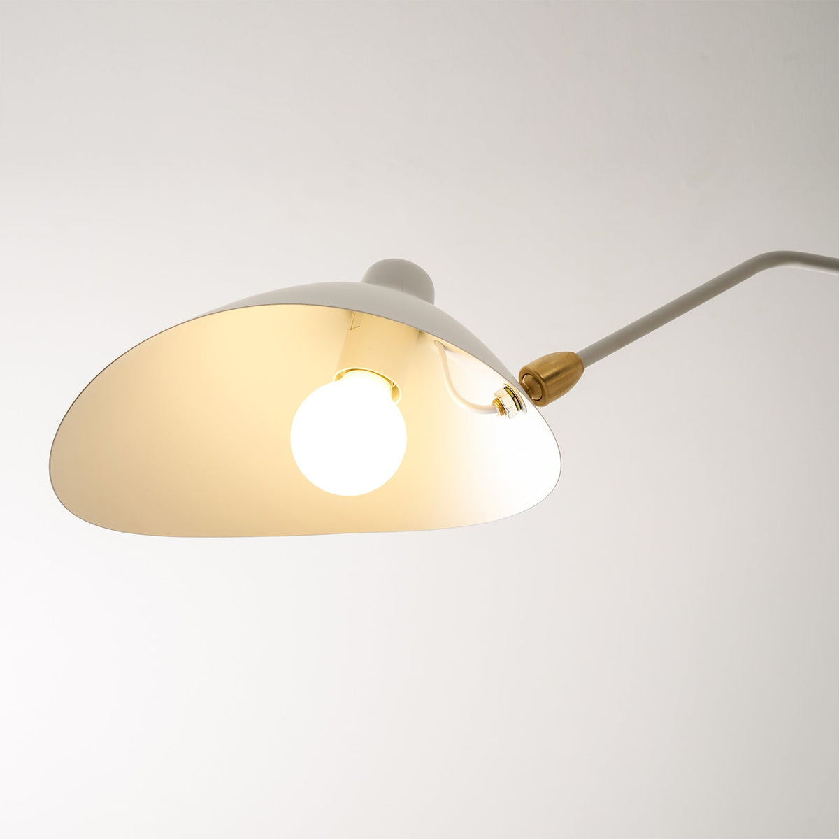Spider Ceiling Lamp 3 Arms Mid-Century Modern Brass Adjustable Black White Large Space Restaurant Loft Steel Fixture Inspired Design | Sansoti