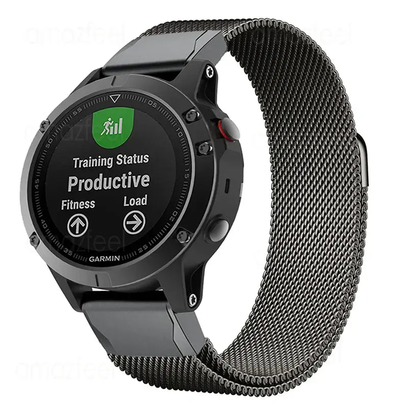 Magnetic Stainless Steel Smartwatch Band with Quick Release Adjustable Universal for Everyday Comfort | Sansoti